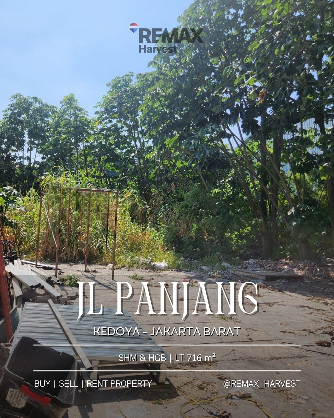 Tanah Strategis Jl Panjang Kedoya Jakarta Barat